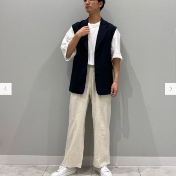 GU - Oversized Unisex Tailored Black Vest - SZ XL - Picture 8 of 14